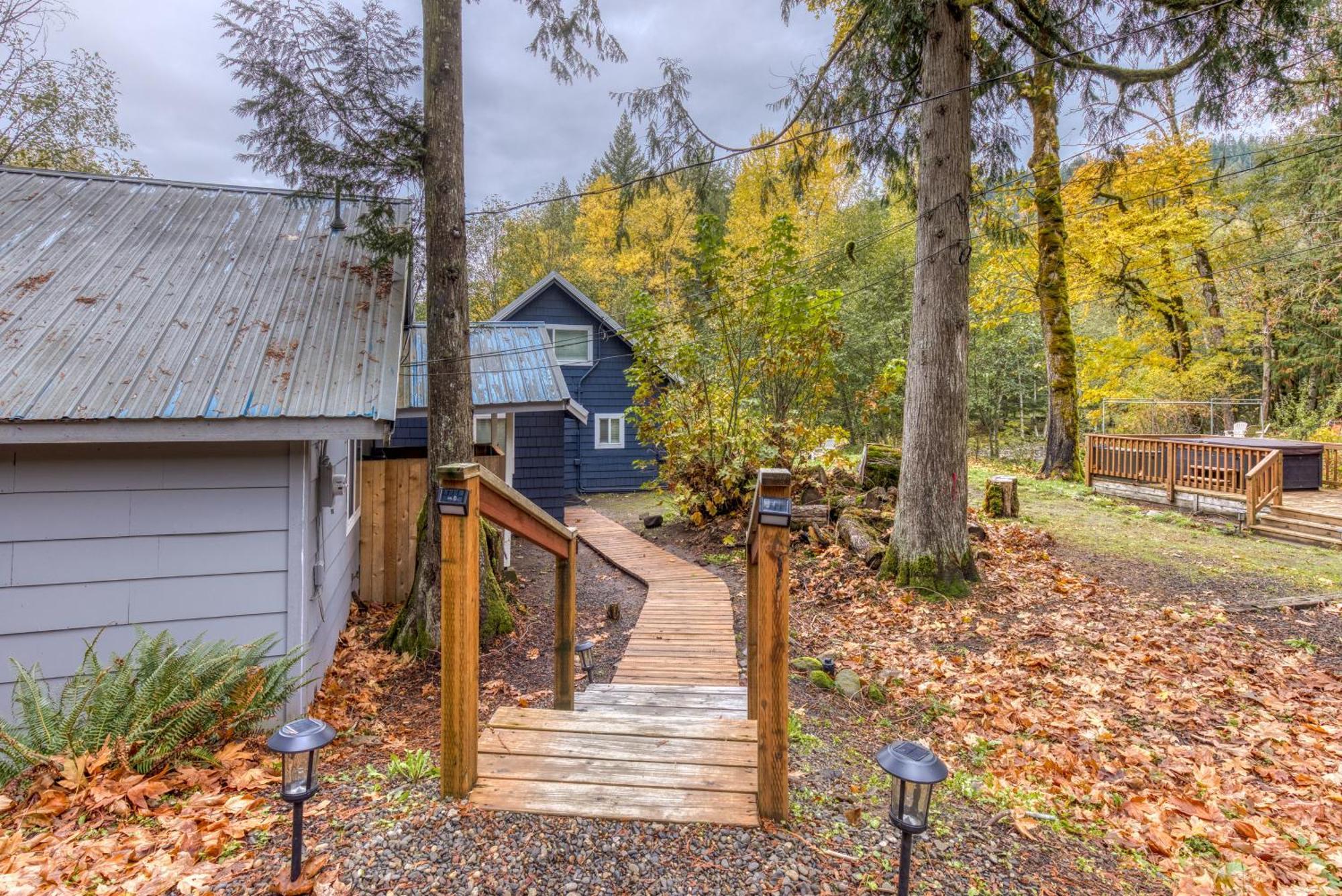 Riverbend Cabin 2 Rhododendron Ngoại thất bức ảnh
